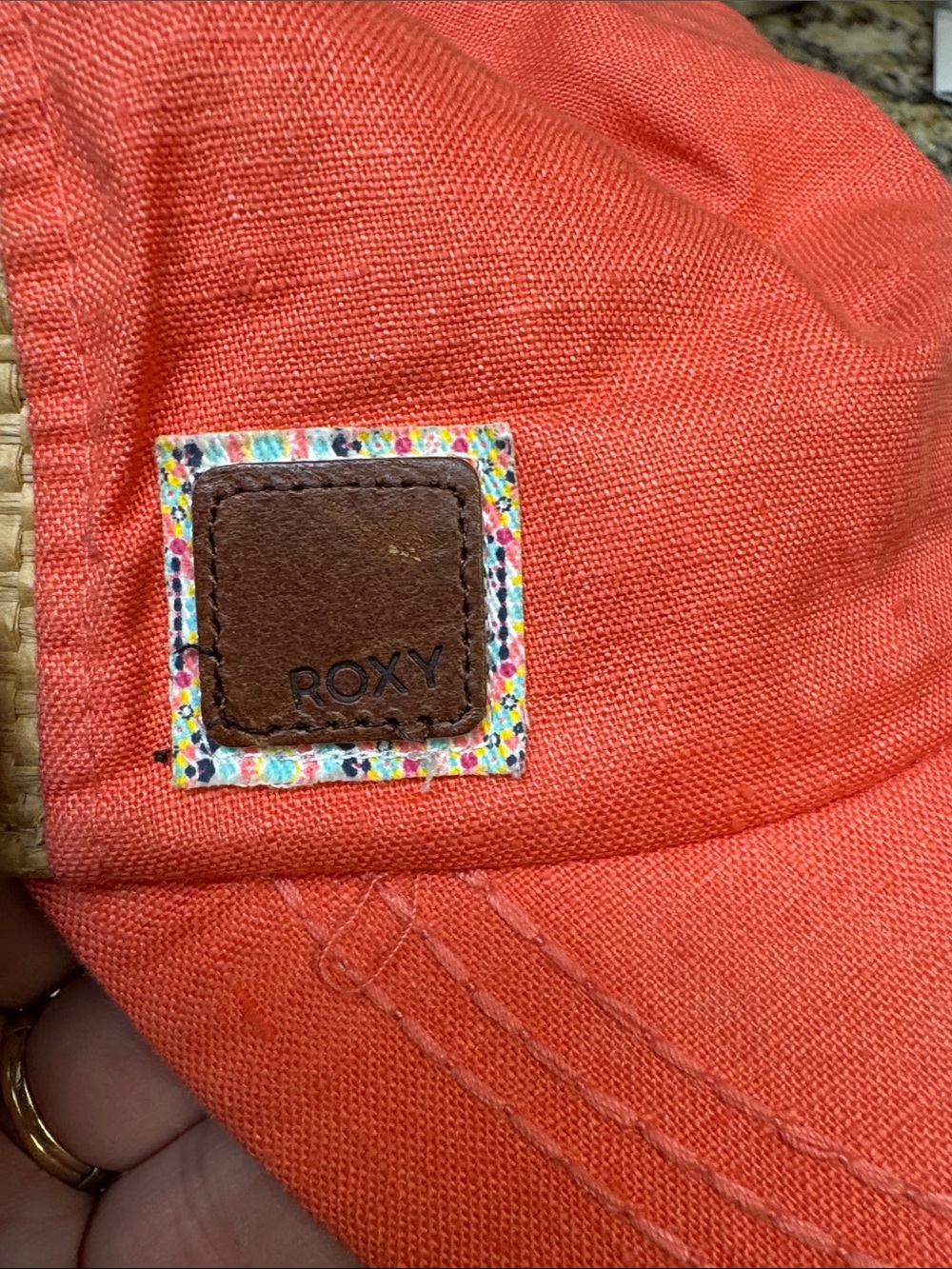 Roxy Kids Coral Button-Top Cotton Cap - Picture 4 of 4